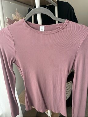ALO Yoga Ribbed Long Sleeve Top